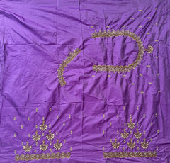 NR849PR- Purple Colour Computer Maggam Work Blouse