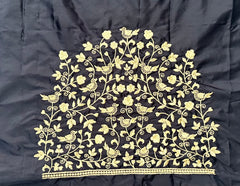 NR398BL - Black Colour  Computer Work Blouse