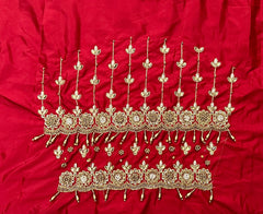 NR1149R -Red Colour Computer  Maggam Work Blouse
