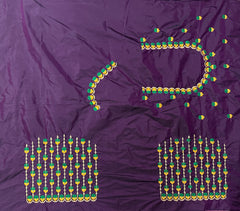 NR494WN -Wine  Colour Computer Work Blouse