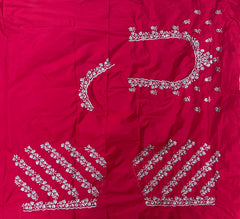 NR401TR -Tomato Red Colour Computer Work Blouse