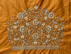 NR1249MY- Mustard Yellow Colour Computer Maggam Work Blouse