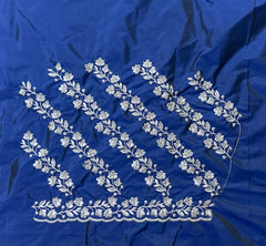 NR401B -Blue Colour Computer Work Blouse
