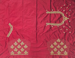 NR990M - Maroon  Colour Computer Maggam Work Blouse