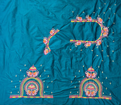 NR482RG - Rama Green Colour Computer Multi Work Blouse