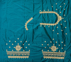 NR951RG -Rama Green Colour Computer Maggam Work Blouse