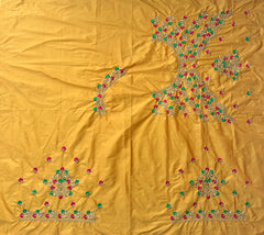 NR484Y - Yellow Colour Computer Multi Colour Work Blouse