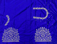 NR398IB - Ink Blue Colour  Computer Work Blouse