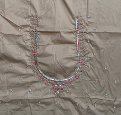 NR889GD - Gold Colour Computer Maggam Work Blouse