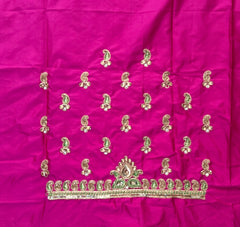 NR889P - Pink Colour Computer Maggam Work Blouse