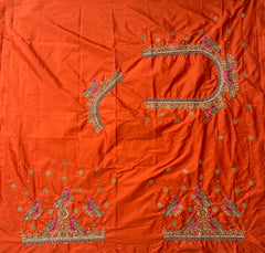 NR1059OR- Orange Colour Computer Maggam Work Blouse