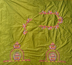 NR482MD - Mahendi Colour Computer Multi Work Blouse