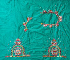 NR482SG - Sea Green Colour Computer Multi Work Blouse