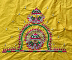 NR482Y - Yellow  Colour Computer Multi Work Blouse