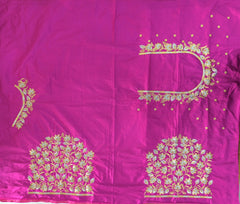 NR399RP - Rani Pink Colour Computer Work Blouse