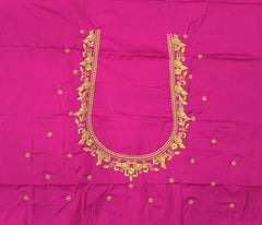 NR398RP - Rani Pink Colour  Computer Work Blouse