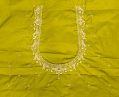 NR398MD - Mahendi Colour  Computer Work Blouse