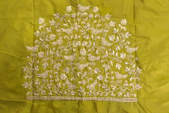 NR398MD - Mahendi Colour  Computer Work Blouse