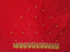 NR699R - Red Colour Maggam Work Blouse