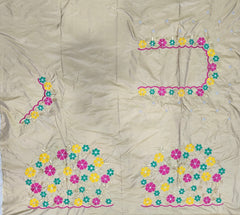 NR469GD - Gold Colour Computer Multi Work Blouse