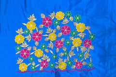 NR469SB - Sky Blue Colour Computer Multi Work Blouse