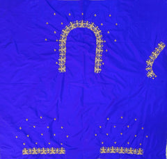 NR728IB - Ink Blue Colour Maggam Work Blouse
