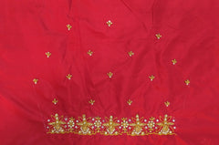 NR728R - Red Colour Maggam Work Blouse