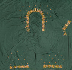NR728BG - Bottle Green Colour Maggam Work Blouse