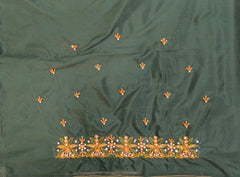 NR728BG - Bottle Green Colour Maggam Work Blouse