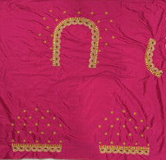 NR769TP - Tomota Pink Colour Maggam Work Blouse