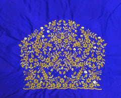 NR1150IB - Ink Blue Colour Maggam Work Blouse