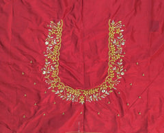 NR1150MR - Maroon Colour Maggam Work Blouse
