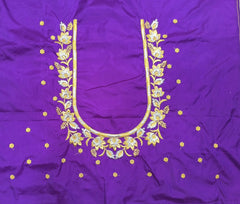 NR399V - Violet Computer Work Blouse