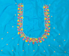 NR480SB - Sky Blue Colour Computer Multi Work Blouse