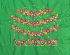 NR480PG - Parrot Green Colour Computer Multi Work Blouse
