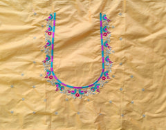 NR475Y - Yellow Colour Computer Multi Work Blouse