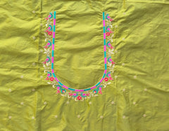 NR475MG - Mahendi Green Colour  Computer Multi Work Blouse