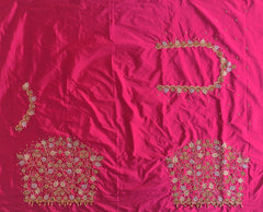 NR1299TP  Tomoto pInk Colour Computer Maggam Work Blouse