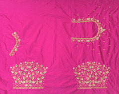 NR1298P - Pink Colour Computer Maggam Work Blouse