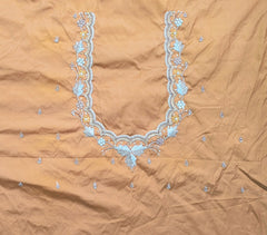 NR1298MY - Mustard Yellow (Gandham) Computer Maggam Work Blouse