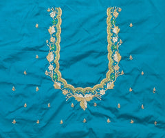 NR1298RG - Rama green Computer Maggam Work Blouse