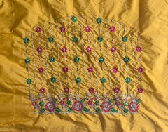 NR449Y - Yellow Colour Computer Multi Work Blouse