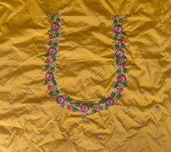 NR449Y - Yellow Colour Computer Multi Work Blouse