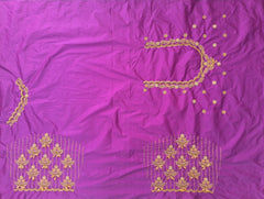NR990PR- Purple Colour Computer Maggam Work Blouse