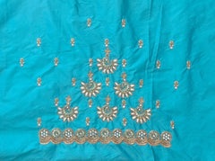 NR849SG- Sea Green Colour Computer Maggam Work Blouse