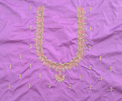 NR849LV- Lavender Colour Computer Maggam Work Blouse