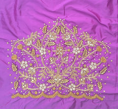 NR1148PR - Purple Colour Maggam Work Blouse