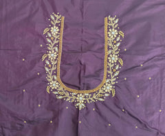 NR1248WN - Wine Colour Maggam Work Blouse