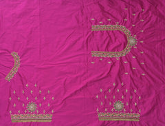 NR885P - Pink Colour Computer Maggam Work Blouse