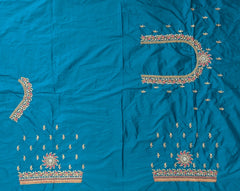 NR885RG - Rama Green Colour Computer Maggam Work Blouse